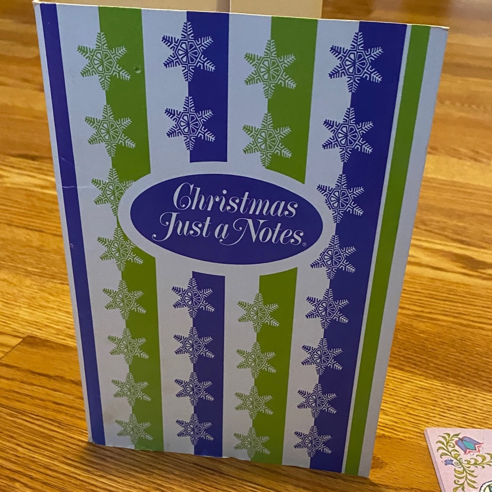 Vintage Christmas Just a Notes Holiday Card